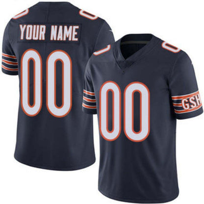 Custom Chicago Bears Navy Vapor Limited Personalised Football All Stitched Jersey