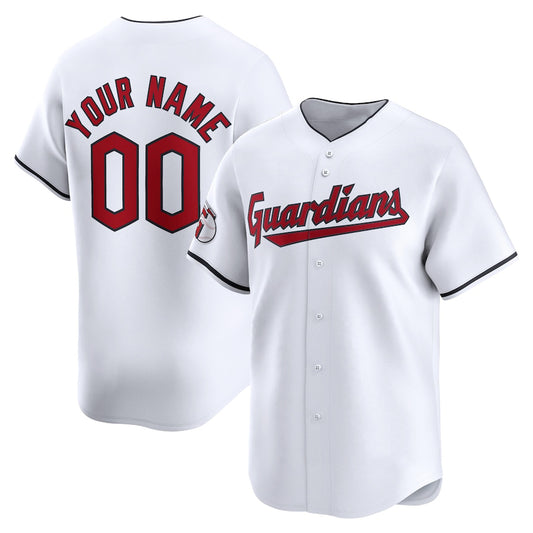 Custom Cleveland Guardians White Stitched Baseball Jerseys