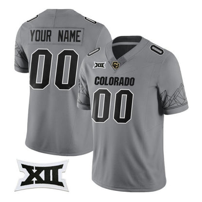 Custom C.Buffalo Gray 2024 F.US.E Vapor Limited Stitched Football College Jerseys