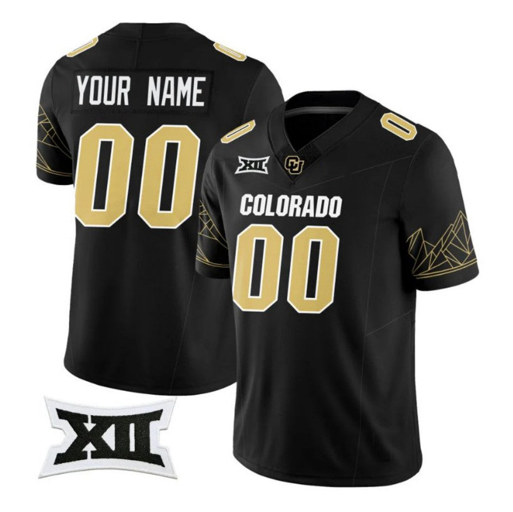 Custom C.Buffalo Black 2024 F.US.E Vapor Limited Stitched Football College Jerseys