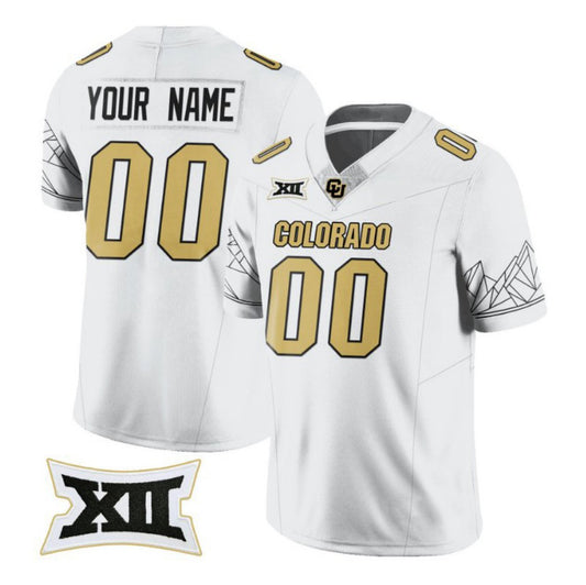 Custom C.Buffalo White 2024 F.US.E Vapor Limited Stitched Football College Jerseys