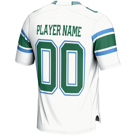 Custom GameDay Greats White Tulane Green Wave NIL Pick-A-Player American College Jerseys Football Jerseys