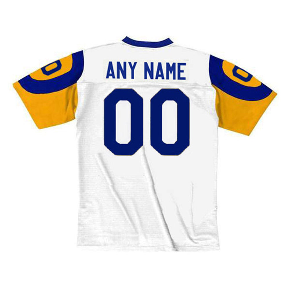 Custom LA.Rams Royal 1980 Away Throwback Football Stitched Jersey Customized Any Name & Number