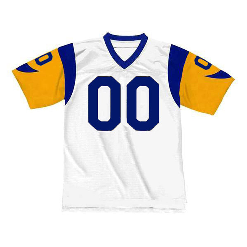 Custom LA.Rams Royal 1980 Away Throwback Football Stitched Jersey Customized Any Name & Number