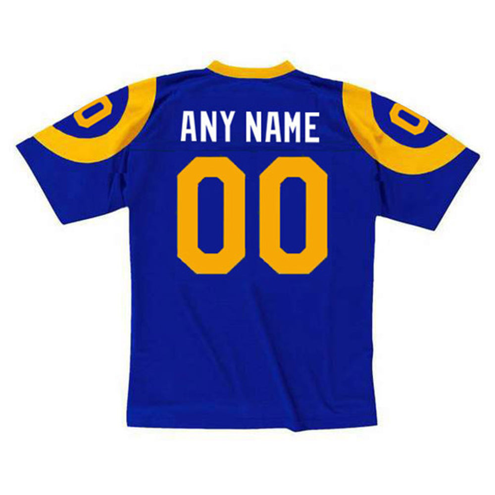 Custom LA.Rams Royal 1980 Home Throwback Football Stitched Jersey Customized Any Name & Number