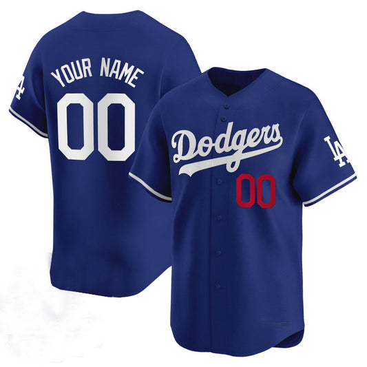 Custom Los Angeles Dodgers Royal 2024 World Series Limited Stitched Baseball Jersey