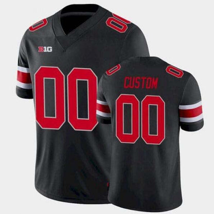 O.State Buckeyes Active Player Black Vapor Untouchable Limited Stitched Football American College Jerseys