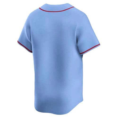 Custom St. Louis Cardinals Light Blue Alternate Official Replica Jersey Baseball Jerseys