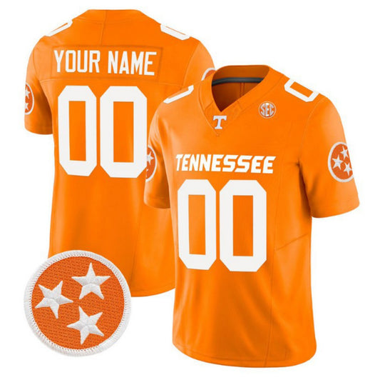 Custom T.Volunteers Name and Number Orange 2024 F.US.E Vapor Limited Stitched Football College Jerseys