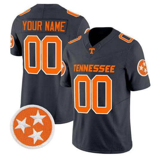 Custom T.Volunteers Name and Number Alternate Gray 2024 F.US.E Vapor Limited Stitched Football College Jerseys