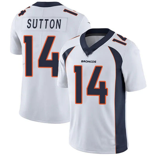D.Broncos #14 Courtland Sutton White Game Jersey Stitched American Football Jerseys