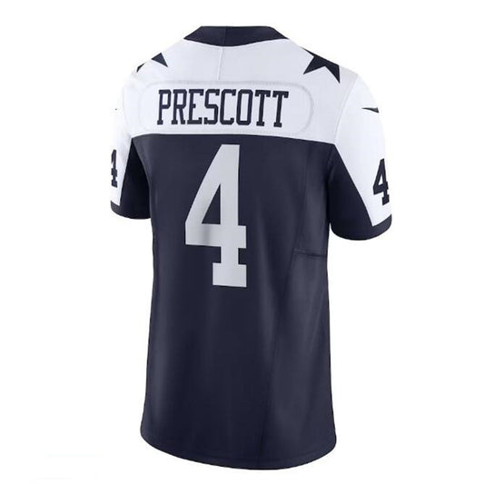 D.Cowboys #4 Dak Prescott Vapor F.U.S.E. Limited Jersey - Navy Stitched American Football Jerseys