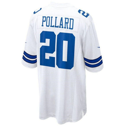 D.Cowboys #20 Tony Pollard  White Official Player Game Jersey Stitched American Football Jerseys