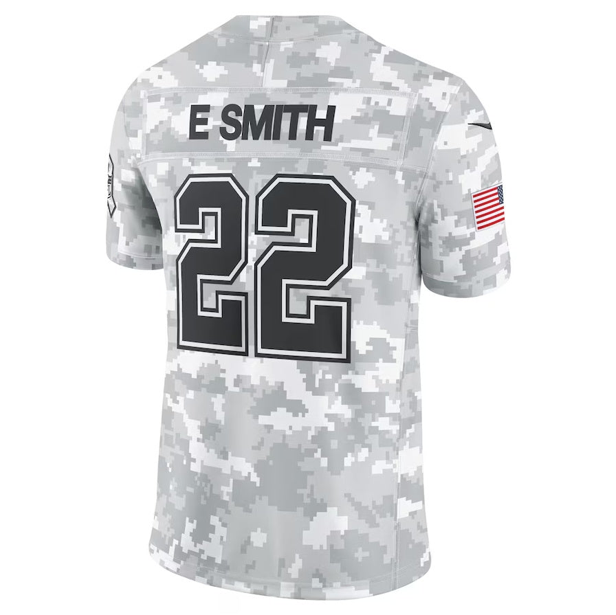 D.Cowboys #22 Emmitt Smith Arctic Camo 2024 Salute to Service Limited Stitched American Football Jerseys