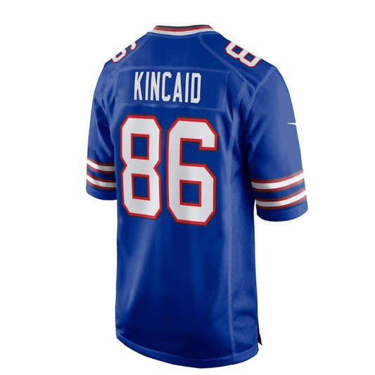 B.Bills #86 Dalton Kincaid 2023 Draft First Round Pick Game Jersey - Royal American Stitched Football Jerseys