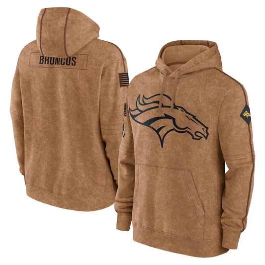 D.Broncos 2023 Salute To Service Club Pullover Hoodie Cheap sale Birthday and Christmas gifts Stitched American Football Jerseys
