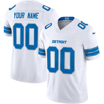 D. Lions Active Player Custom White 2024 F.U.S.E. Vapor Limited Football Stitched Jersey