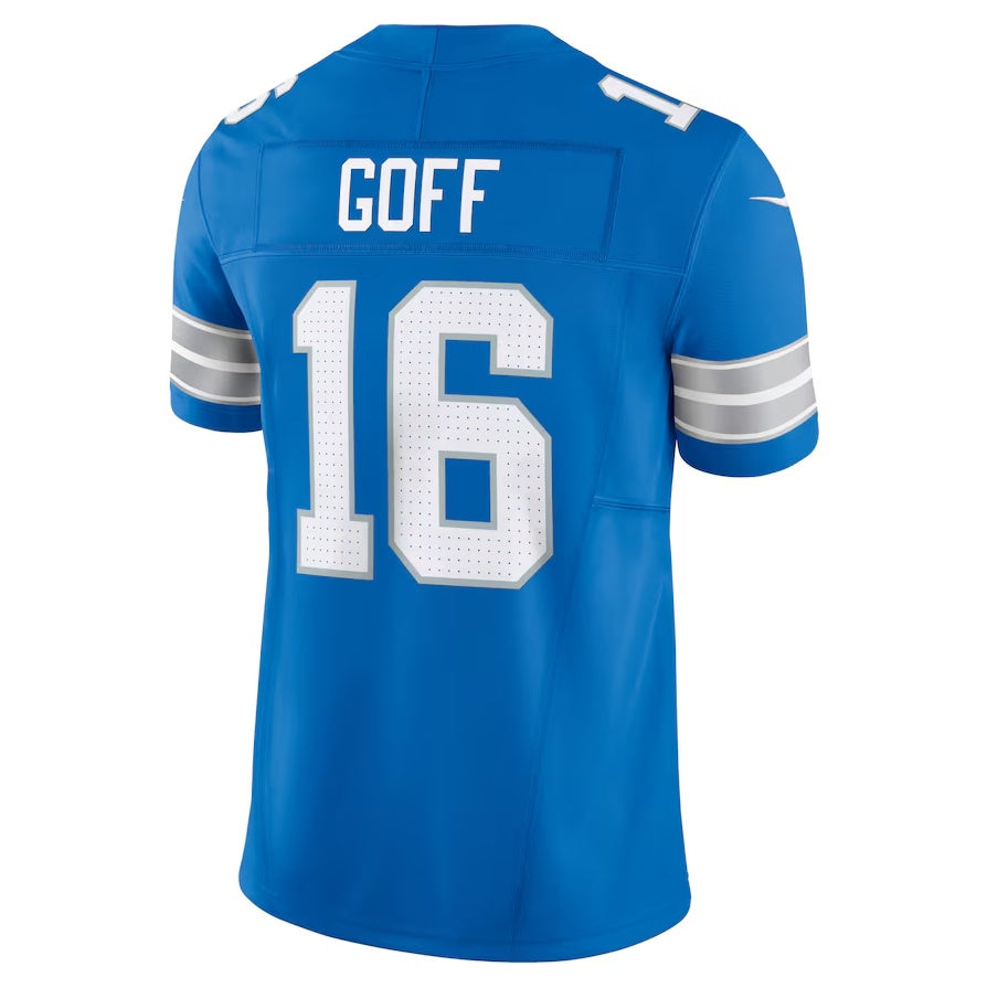 D.Lions #16 Jared Goff Vapor F.U.S.E. Limited Jersey - Blue American Football Jerseys