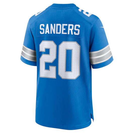 D.Lions #20 Barry Sanders Retired Player Game Jersey - Blue American Football Jerseys