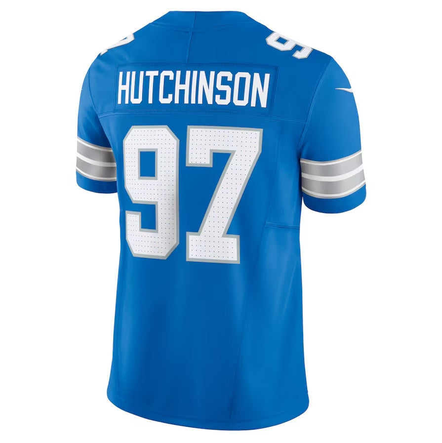 D.Lions #97 Aidan Hutchinson Vapor F.U.S.E. Limited Jersey - Blue American Football Jerseys