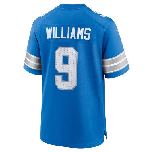 D.Lions #9 Jameson Williams Game Jersey - Blue American Football Jerseys