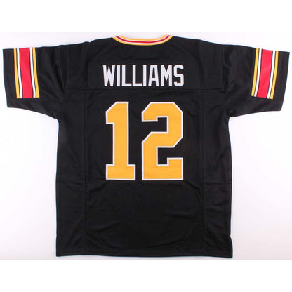 Grambling State Tigers #12 Rare Williams Black Gridiron Legends Football Jerseys