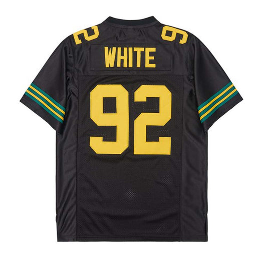 GB.Packers #92 Reggie White Mitchell & Ness Black 1993 Authentic Throwback Retired Player Jersey Stitched American Football Jerseys