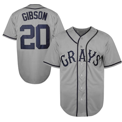 Homestead Grays #20 Josh Gibson National League Baseball Stitched Jersey