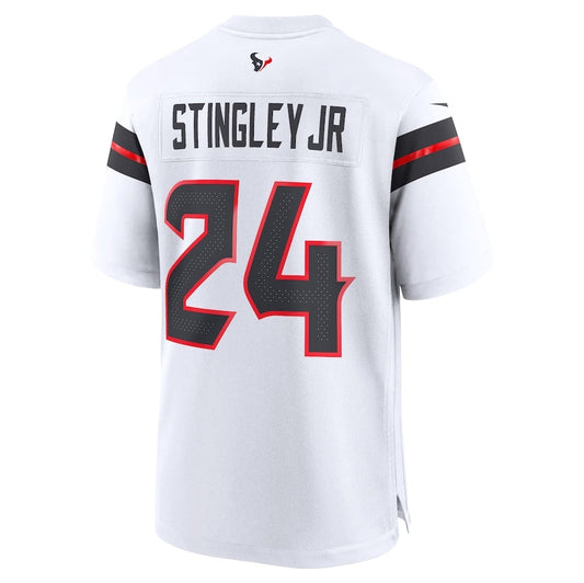 H.Texans #24 Derek Stingley Jr. Game Jersey - White Football Jerseys