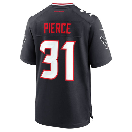 H.Texans #31 Dameon Pierce Game Jersey - Navy Football Jerseys