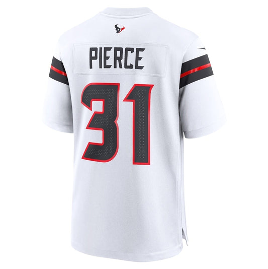 H.Texans #31 Dameon Pierce Game Jersey - White Football Jerseys
