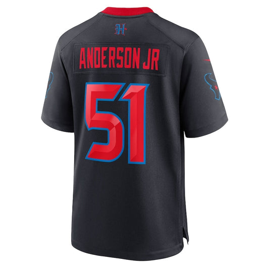 H.Texans #51 Will Anderson Jr. 2nd Alternate Game Jersey - Navy Football Jerseys