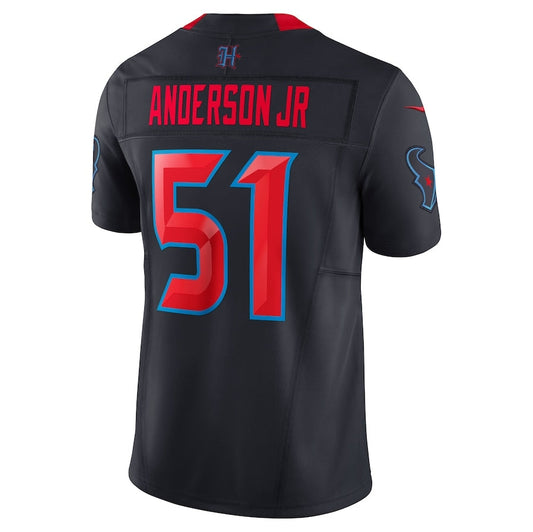H.Texans #51 Will Anderson Jr. 2nd Alternate Vapor F.U.S.E. Limited Jersey - Navy Football Jerseys