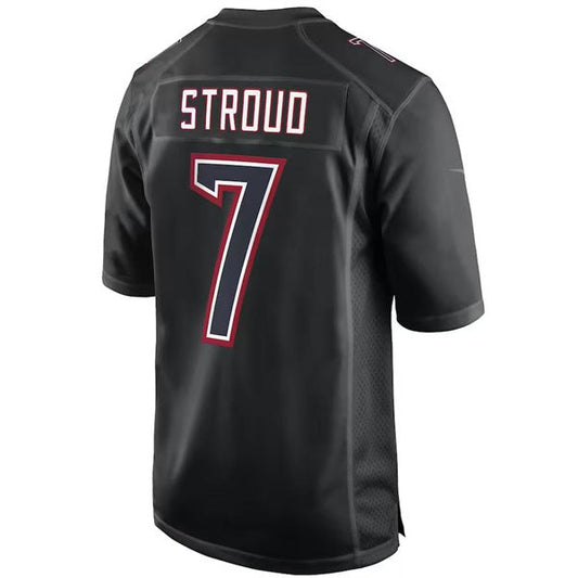 H.Texans #7 C.J. Stroud Navy Game Jersey Stitched American Football Jerseys
