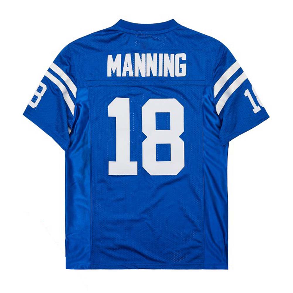 IN.Colts #18 Peyton Manning Mitchell & Ness Royal 1998 Stitched American Football Jerseys