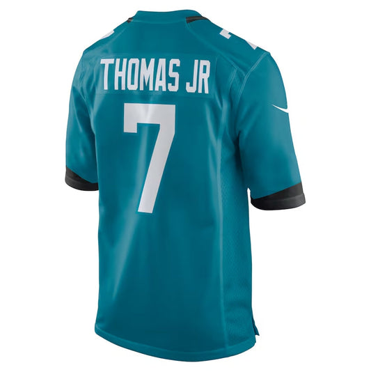J.Jaguars #7 Brian Thomas Jr 2024 Draft First Round Pick Player Game Jersey - Teal American Football Jerseys