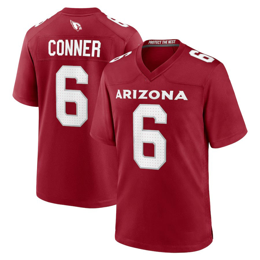 A.Cardinals #6 James Conner Cardinal Game Limited Jersey Stitched American Football Jerseys