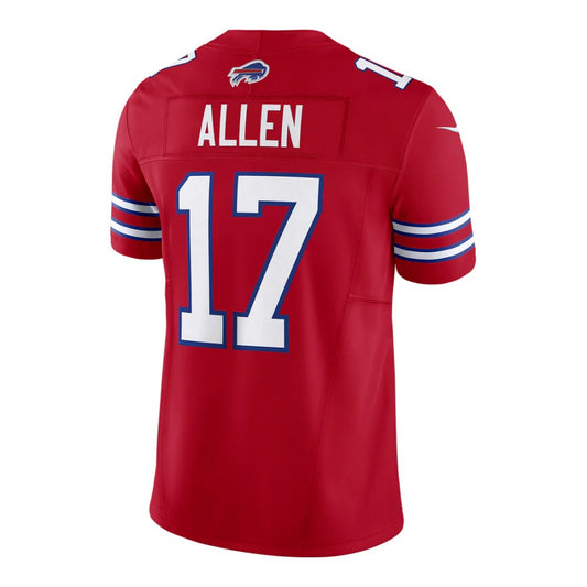 B.Bills #17 Josh Allen Red Vapor F.U.S.E. Limited Jersey American Football Jerseys