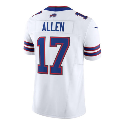 B.Bills #17 Josh Allen White Vapor F.U.S.E. Limited Jersey American Football Jerseys