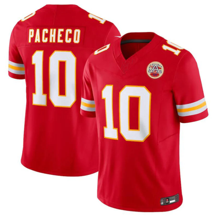 KC.Chiefs #10 Isiah Pacheco Red Vapor F.U.S.E. Limited Player Jersey Football Stitched American Jerseys