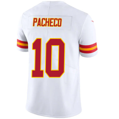 KC.Chiefs #10 Isiah Pacheco White Vapor F.U.S.E. Limited Player Jersey Football Stitched American Jerseys