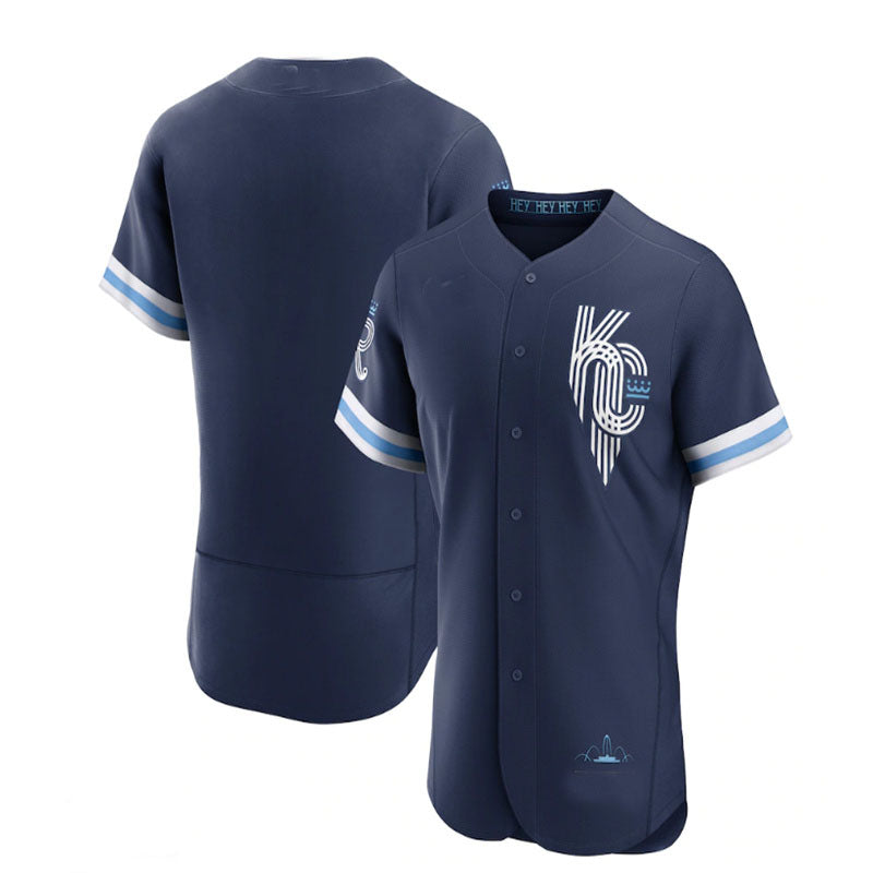 Kansas City Royals 2022 City Connect Authentic Jersey - Navy Baseball Jerseys