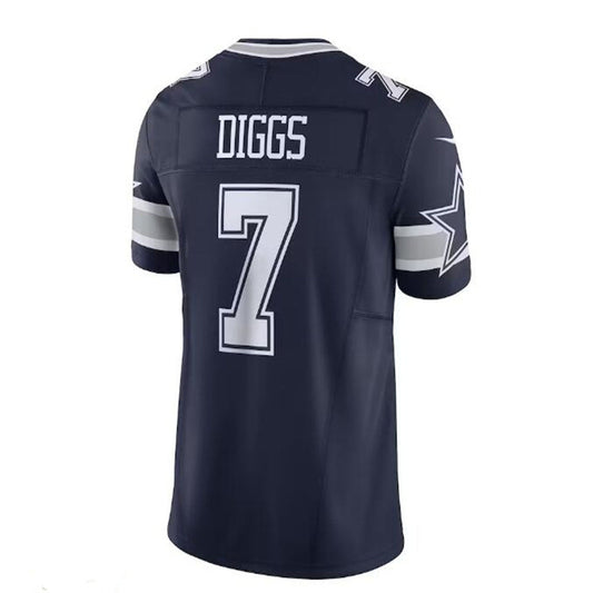 D.Cowboys #7 Trevon Diggs Navy Vapor F.U.S.E. Limited Jersey Stitched American Football Jerseys