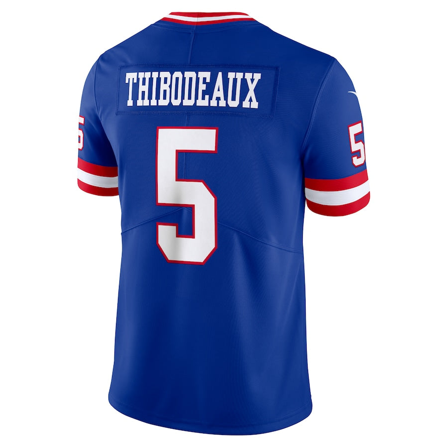 NY.Giants #5 Kayvon Thibodeaux New Royal Vapor Limited Jersey Stitched American Football Jerseys