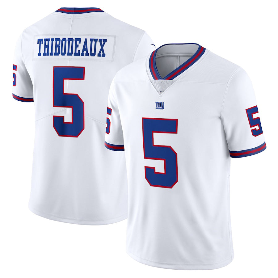 NY.Giants #5 Kayvon Thibodeaux White Color Rush Vapor Limited Jersey Stitched American Football Jerseys