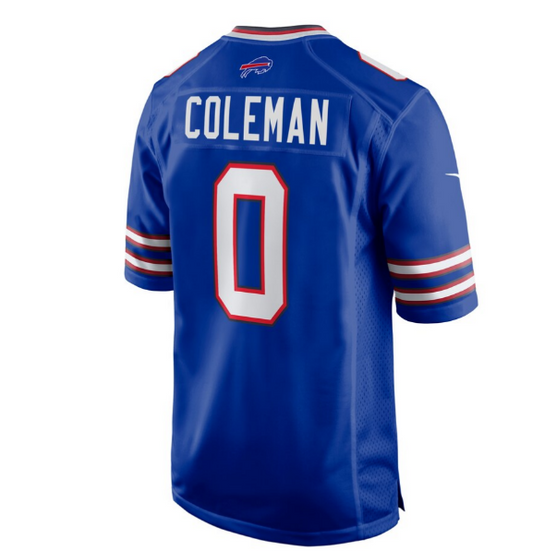 B.Bills #0 Keon Coleman 2024 Draft Player Game Jersey - Royal American Football Jerseys