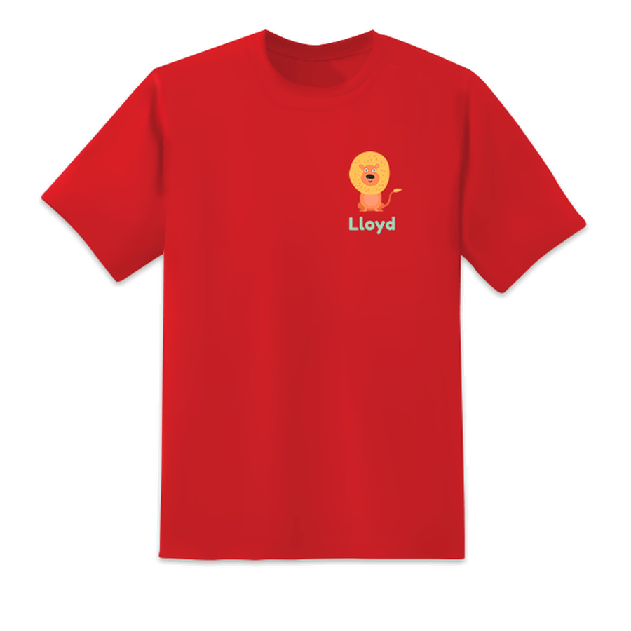 Lionhearted Red T-Shirt