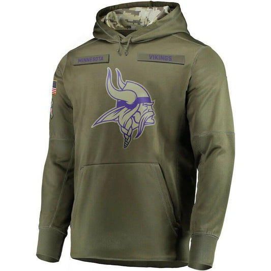 MN.Vikings 2024 Salute To Service Club Pullover Hoodie Cheap sale Birthday and Christmas gifts Stitched American Football Jerseys