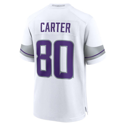 MN.Vikings # 80 Cris Carter 2024 White Game American Stitched Football Jersey