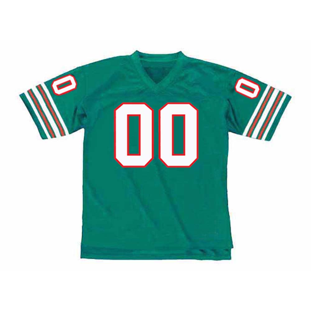 Miami Dolphins Mitchell & Ness Aqua Throwback Stitched American Football Custom M.Dolphin Jerseys